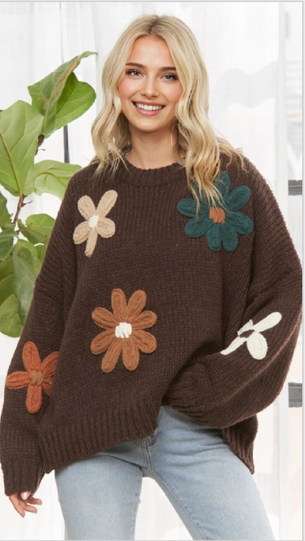 Flower Picking Sweater
