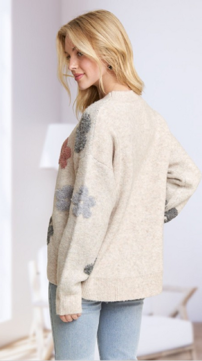 Pastel Floral Sweater