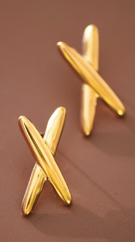 X Marks The Spot Earrings