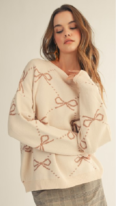 Honey Bow Sweater