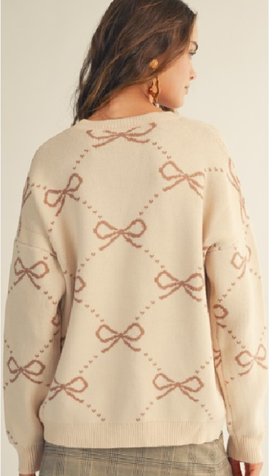 Honey Bow Sweater