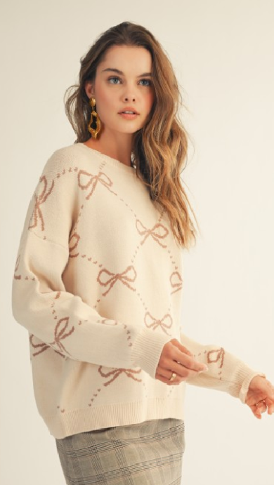 Honey Bow Sweater