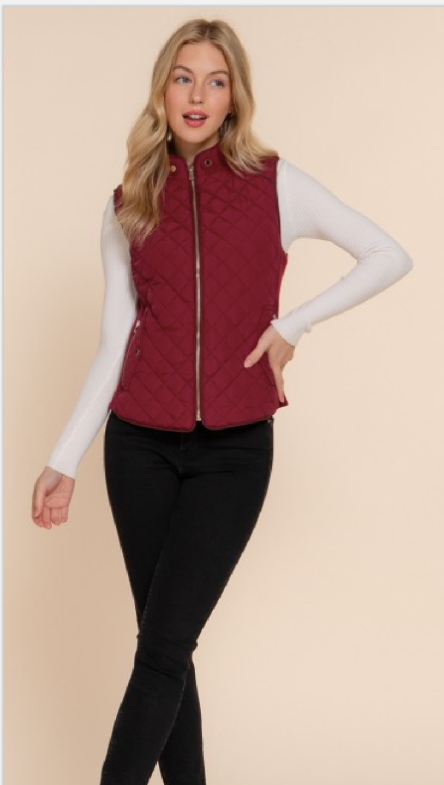 Harvest Time Vest - Wine