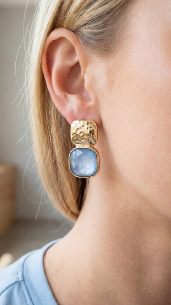 Coral Reef Earrings - Blue