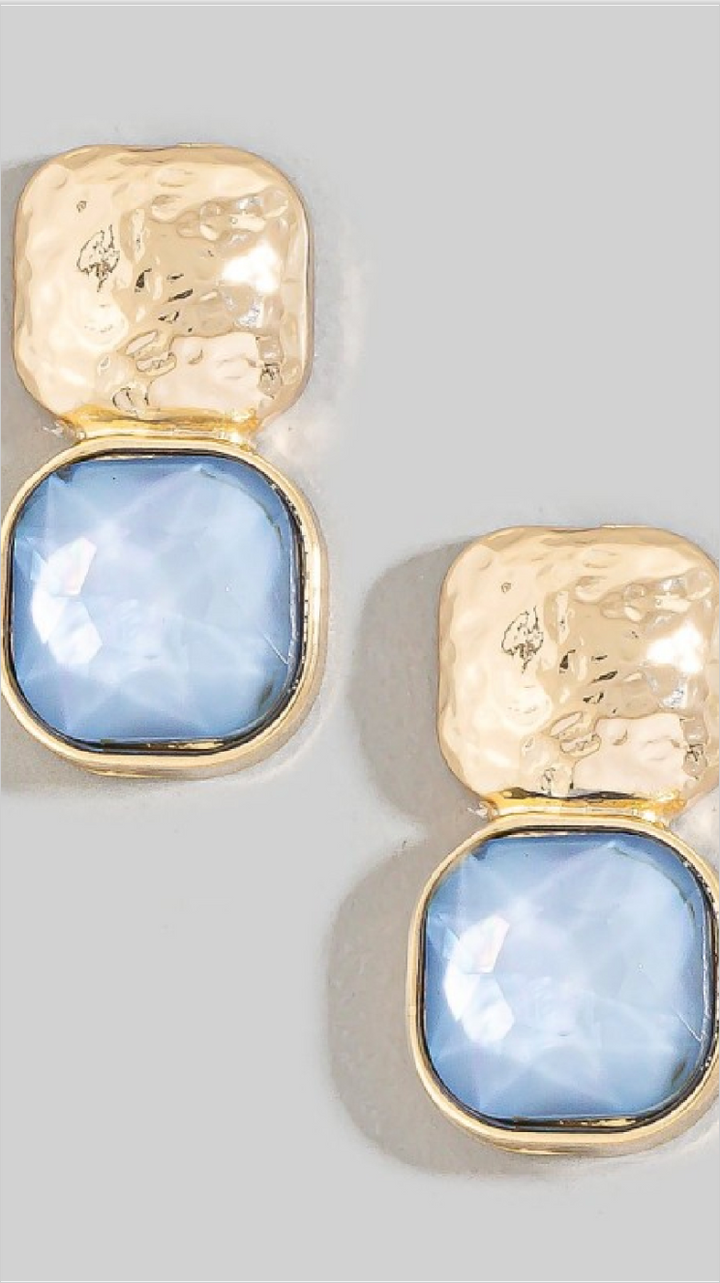 Coral Reef Earrings - Blue