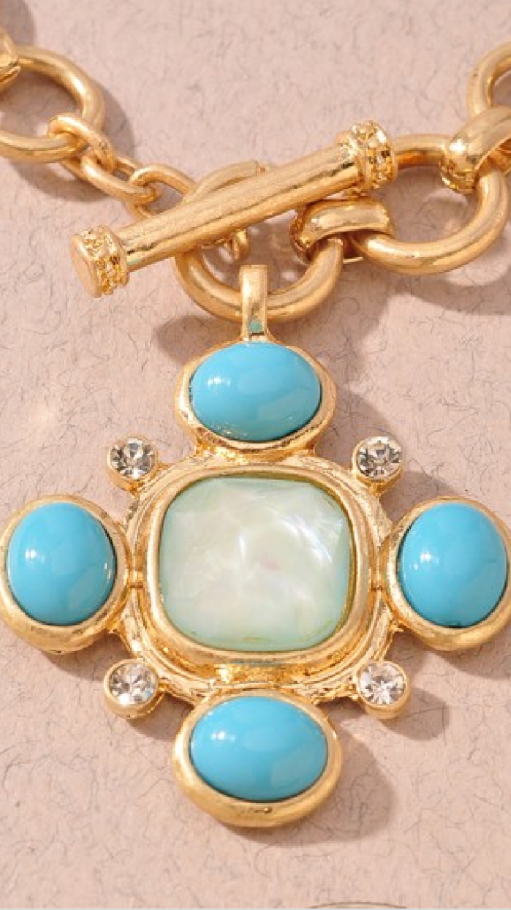 Cambridge Blue Necklace