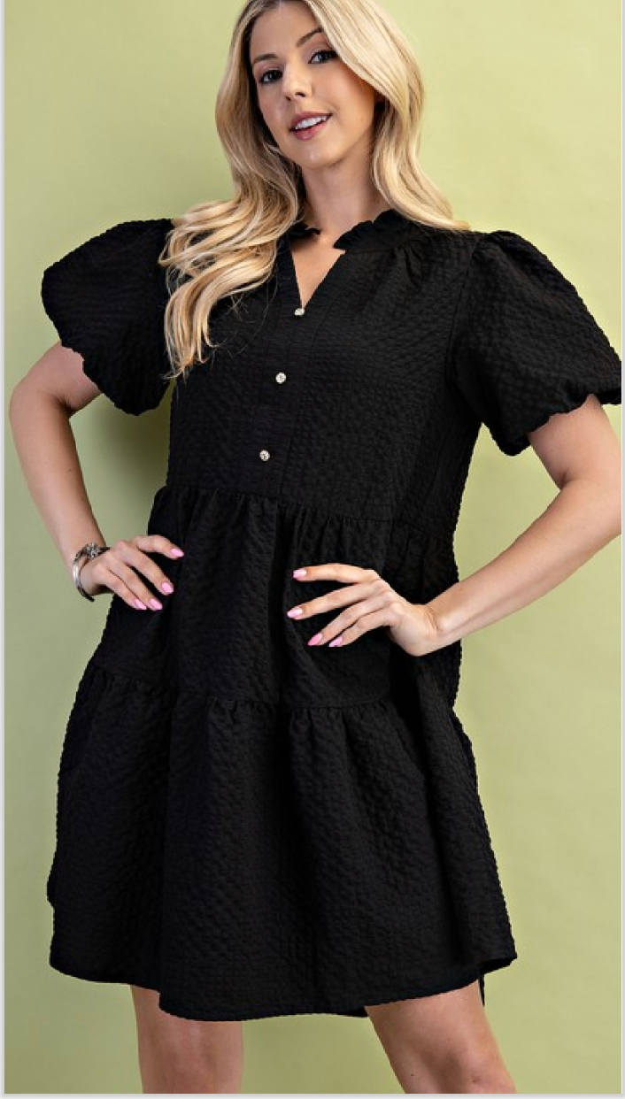 Today Is The Day Dress - Black