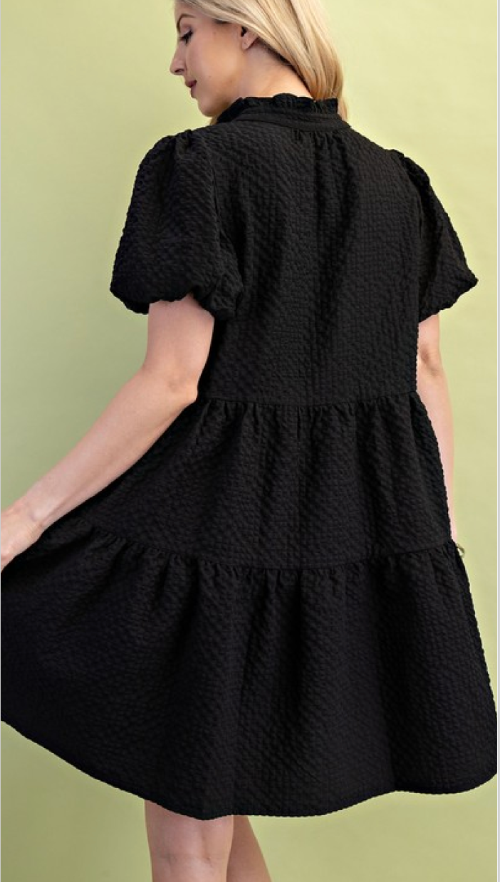 Today Is The Day Dress - Black