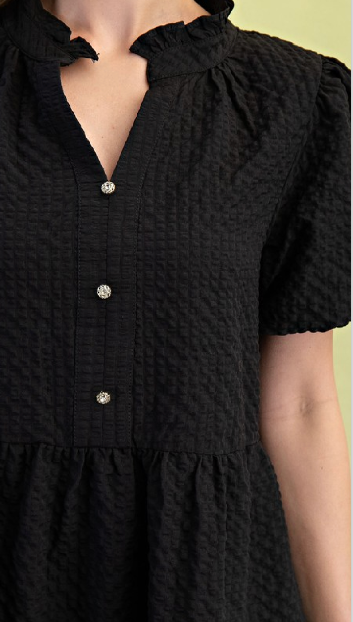 Today Is The Day Dress - Black