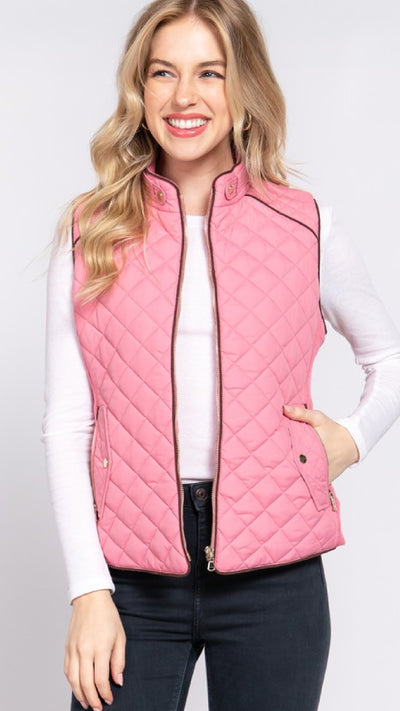 Cotton Candy Vest - Pink - Piper and Hollow Boutique