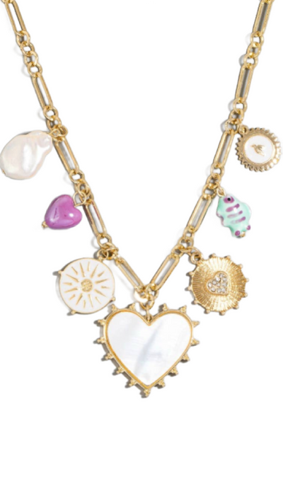 Love Where The Sand Meets The Sea Charm Necklace