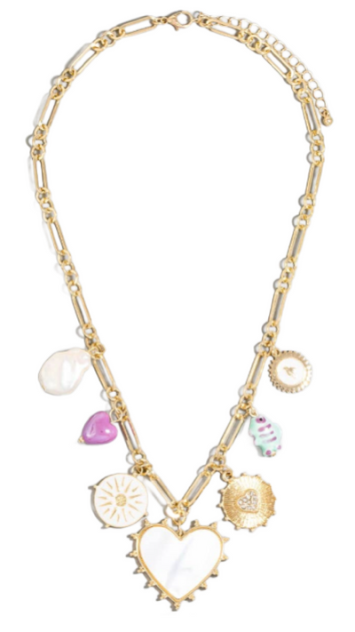 Love Where The Sand Meets The Sea Charm Necklace