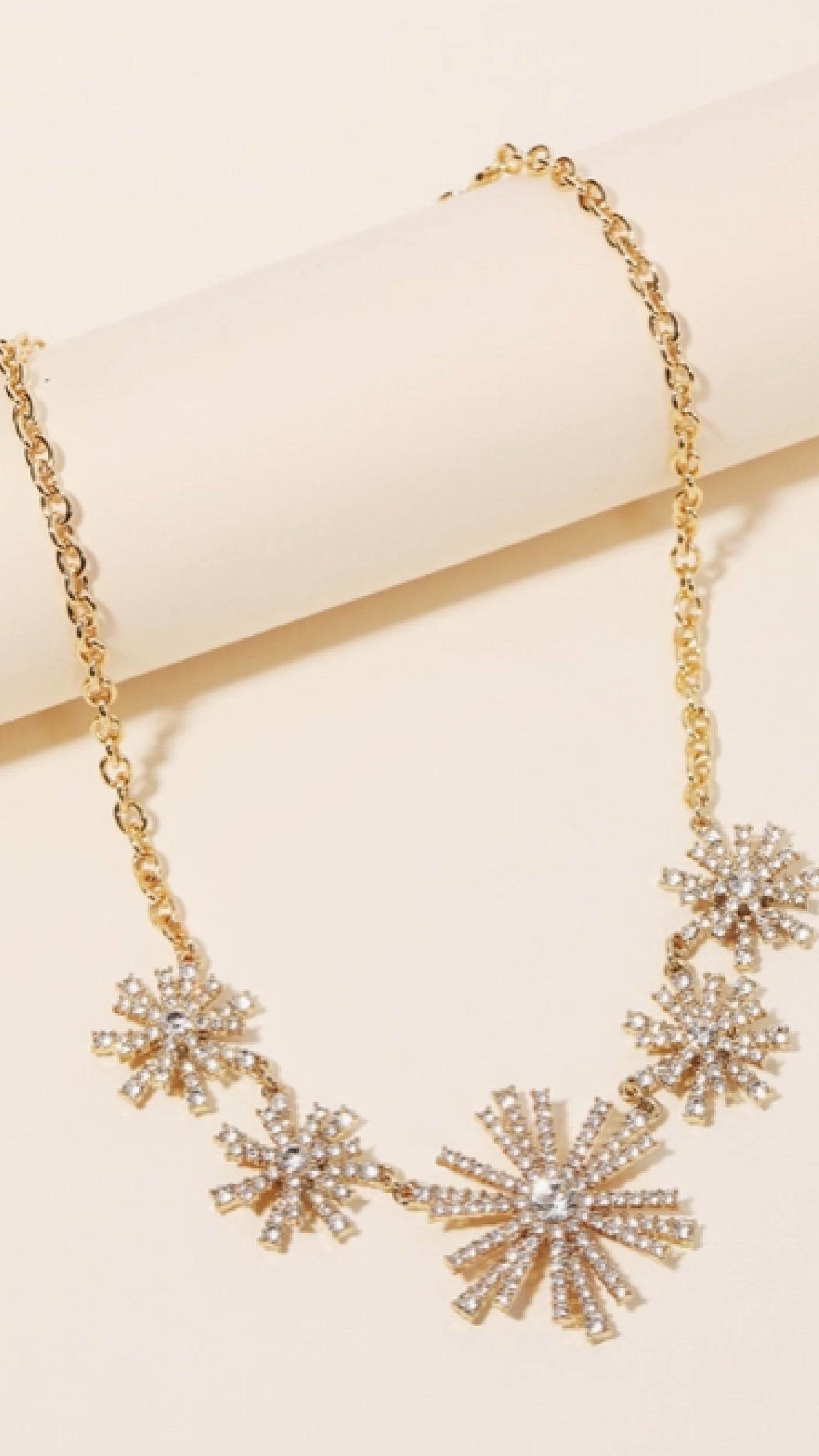 Pave Firework Station Necklace - Piper and Hollow Boutique