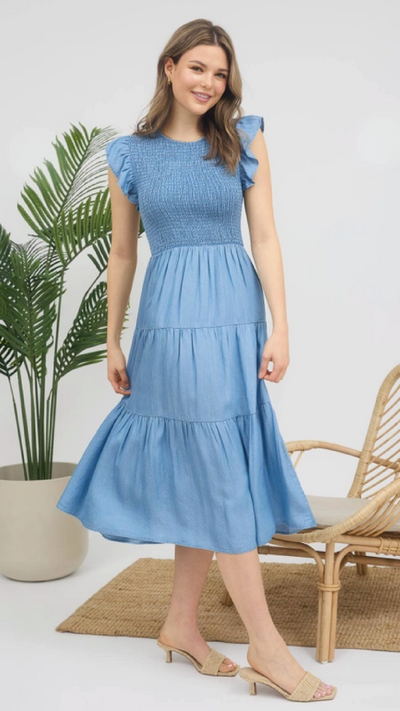 Chambray All Day Dress