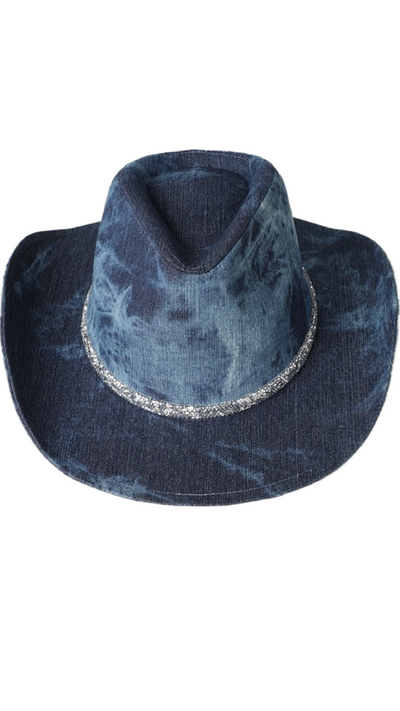 Sparkle Denim Hat - Piper and Hollow Boutique