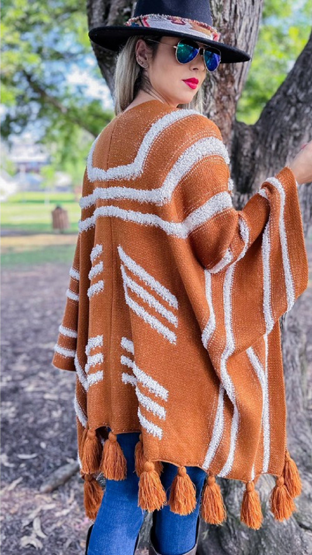 Thankful Poncho - Piper and Hollow Boutique