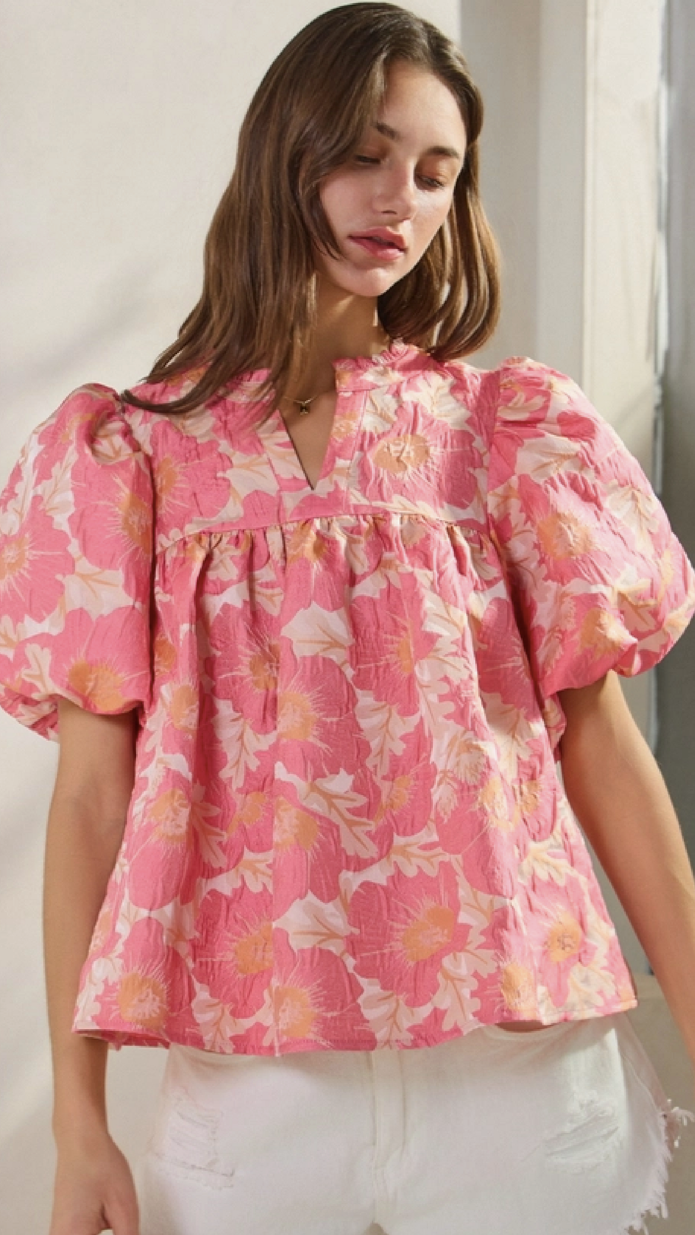 Floral Babydoll Top