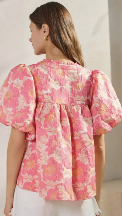 Floral Babydoll Top