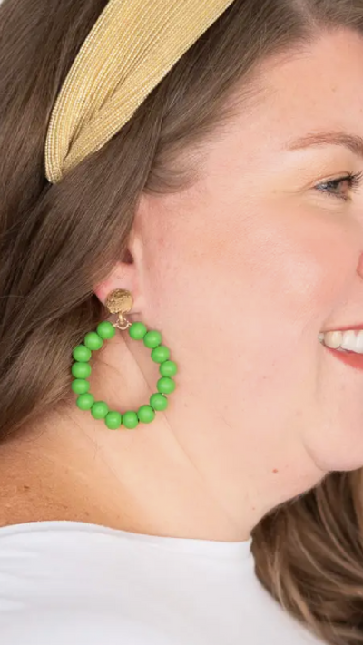 Nora Earrings - Green - Piper and Hollow Boutique