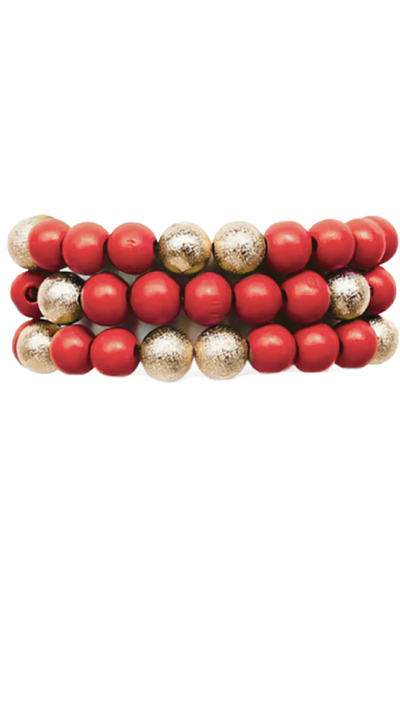 Ready for July Bracelet - Red - Piper and Hollow Boutique