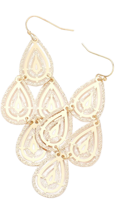 Ritzy Earrings - Gold - Piper and Hollow Boutique