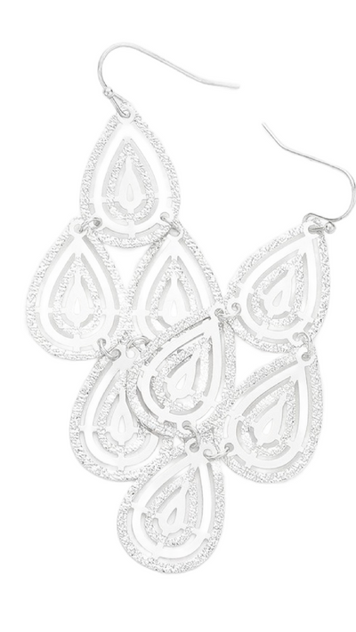 Ritzy Earrings - Silver - Piper and Hollow Boutique
