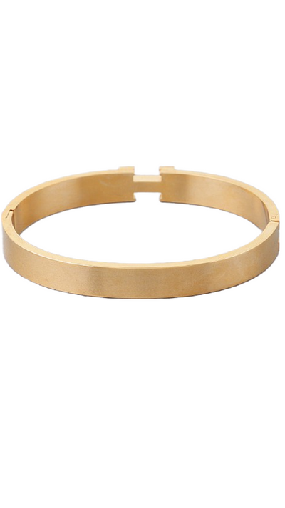 H Cuff Bracelet - Green