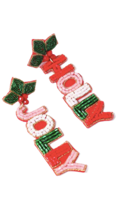 Holly Jolly Earrings - Piper and Hollow Boutique