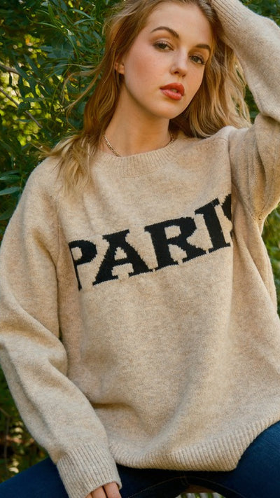 City Of Love Sweater - Piper and Hollow Boutique