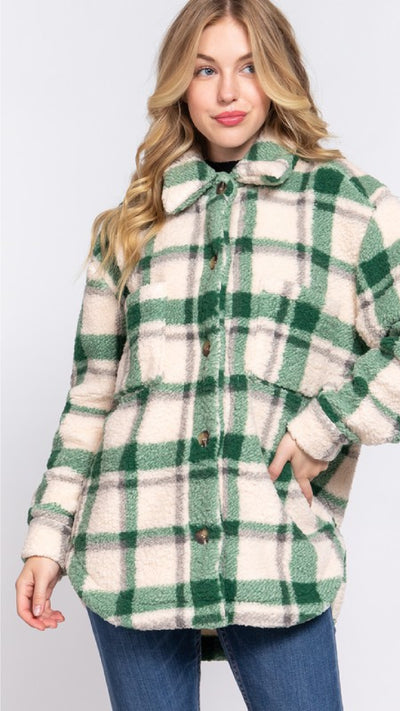 Evergreen Forest Shacket - Piper and Hollow Boutique