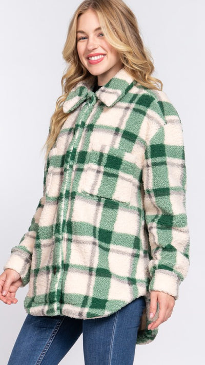 Evergreen Forest Shacket - Piper and Hollow Boutique
