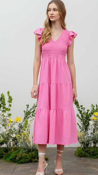 Without A Doubt Dress - Pink - Piper and Hollow Boutique