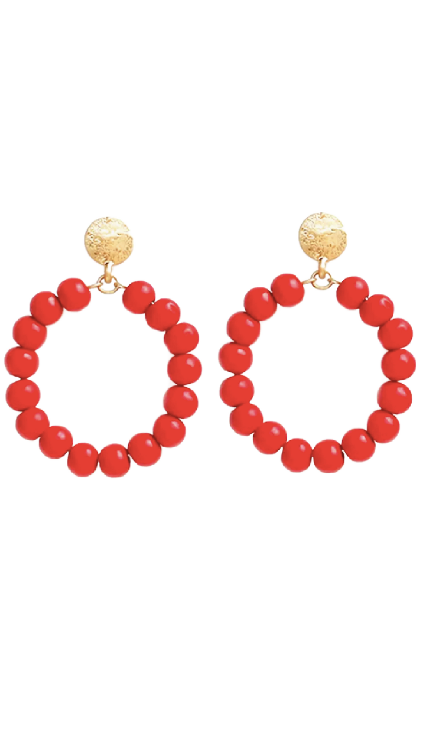 Nora Earrings - Red - Piper and Hollow Boutique