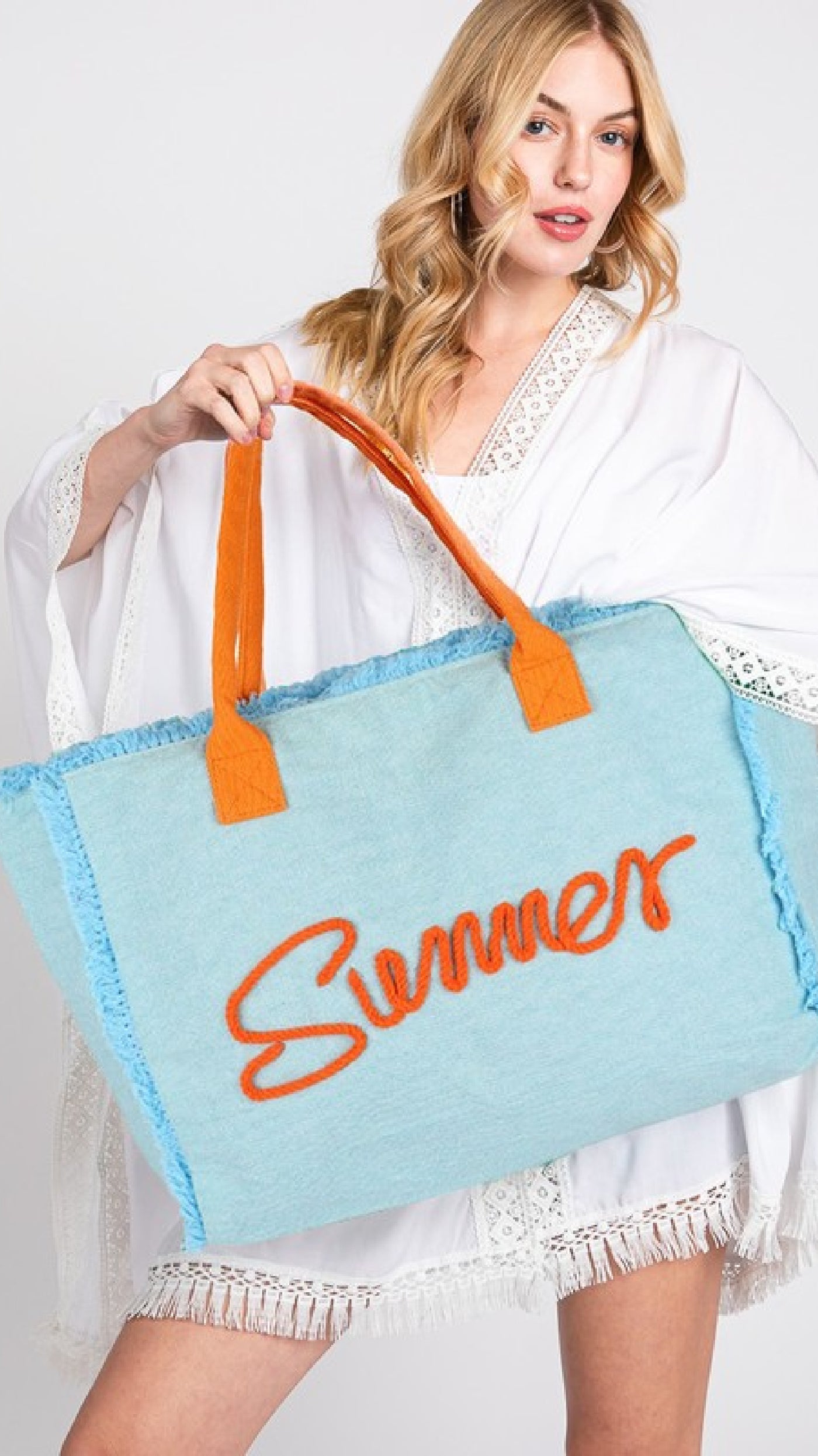 Summer Bag - Blue - Piper and Hollow Boutique