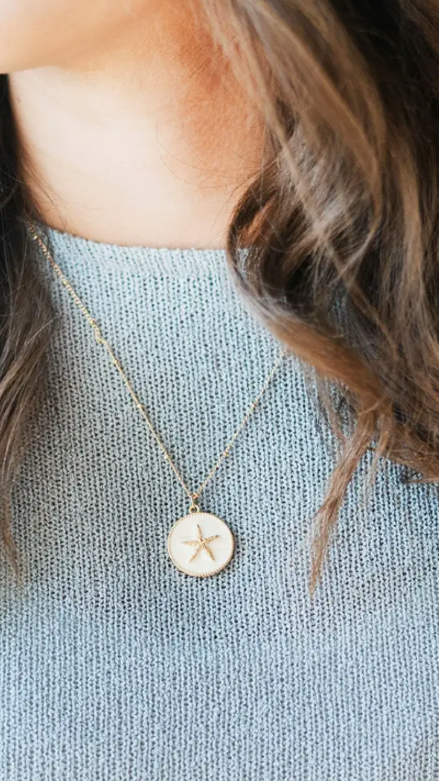 Sand Dollar Necklace - Piper and Hollow Boutique