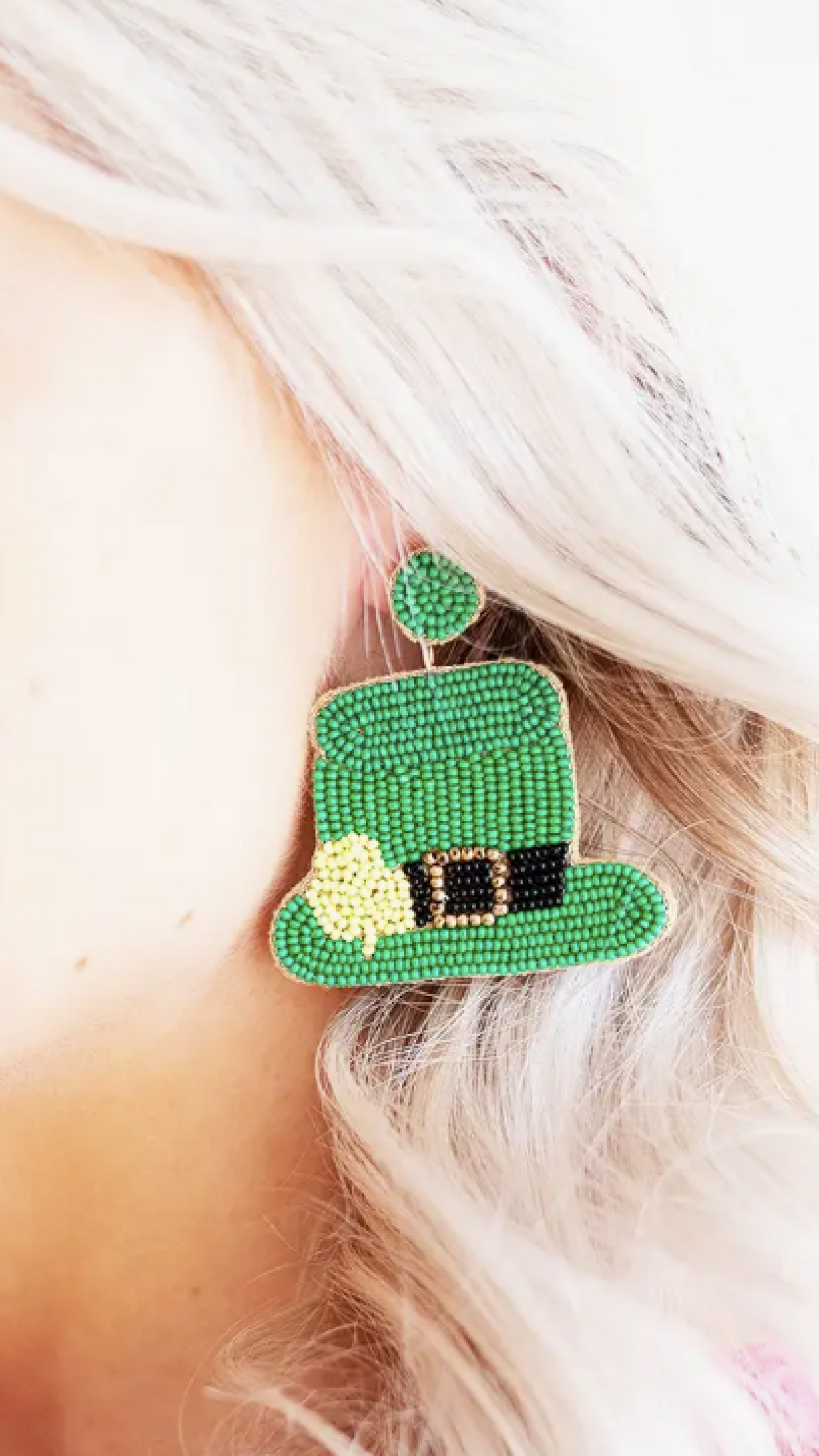 Lucky One Hat Earrings - Piper and Hollow Boutique