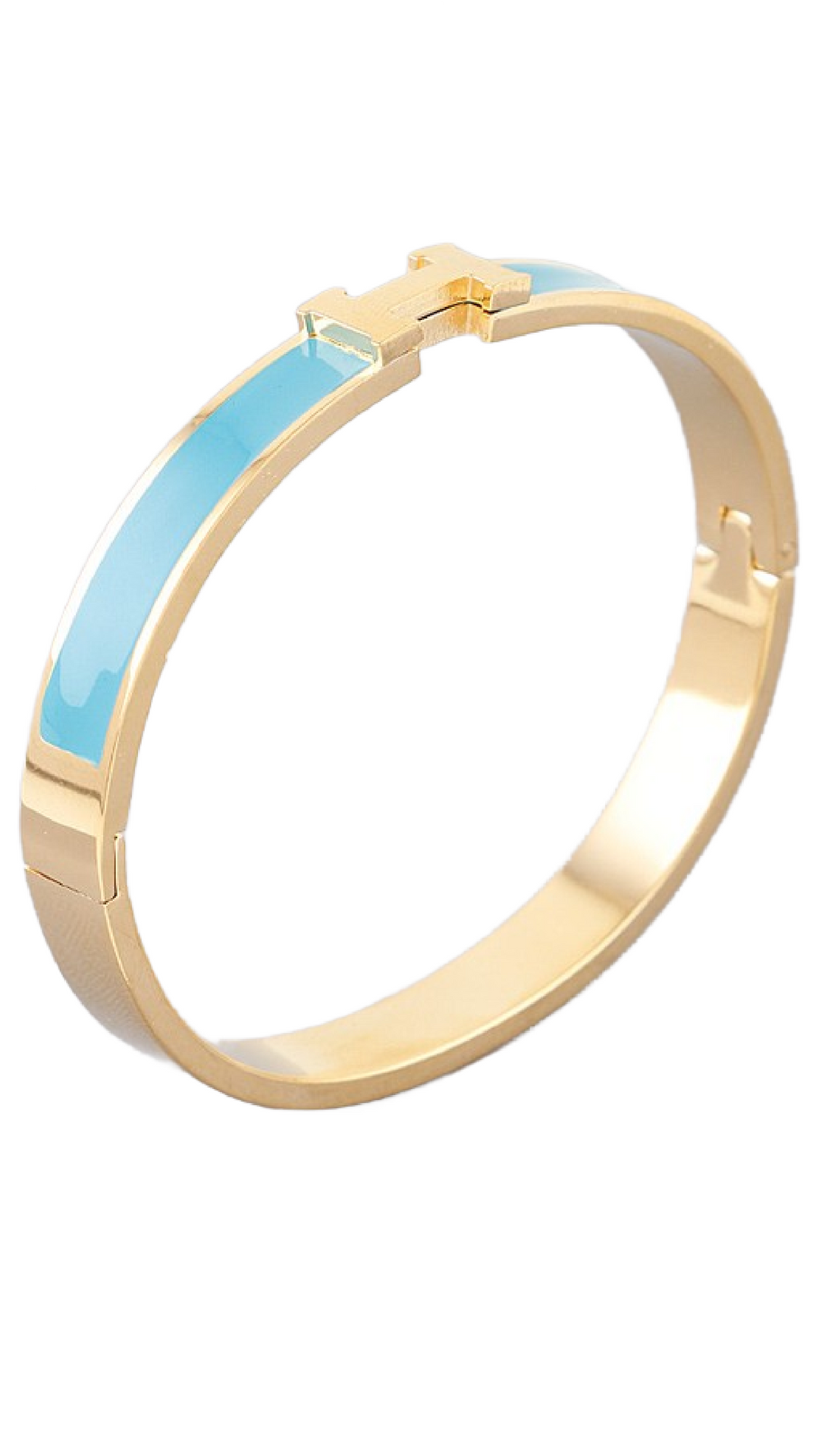 H Cuff Bracelet - Turquoise