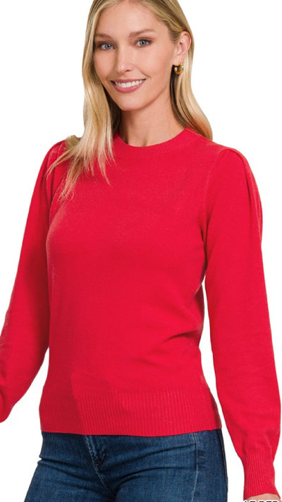 Holiday Top - Red - Piper and Hollow Boutique