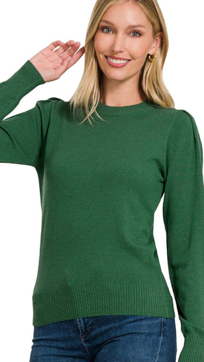 Holiday Top - Green - Piper and Hollow Boutique
