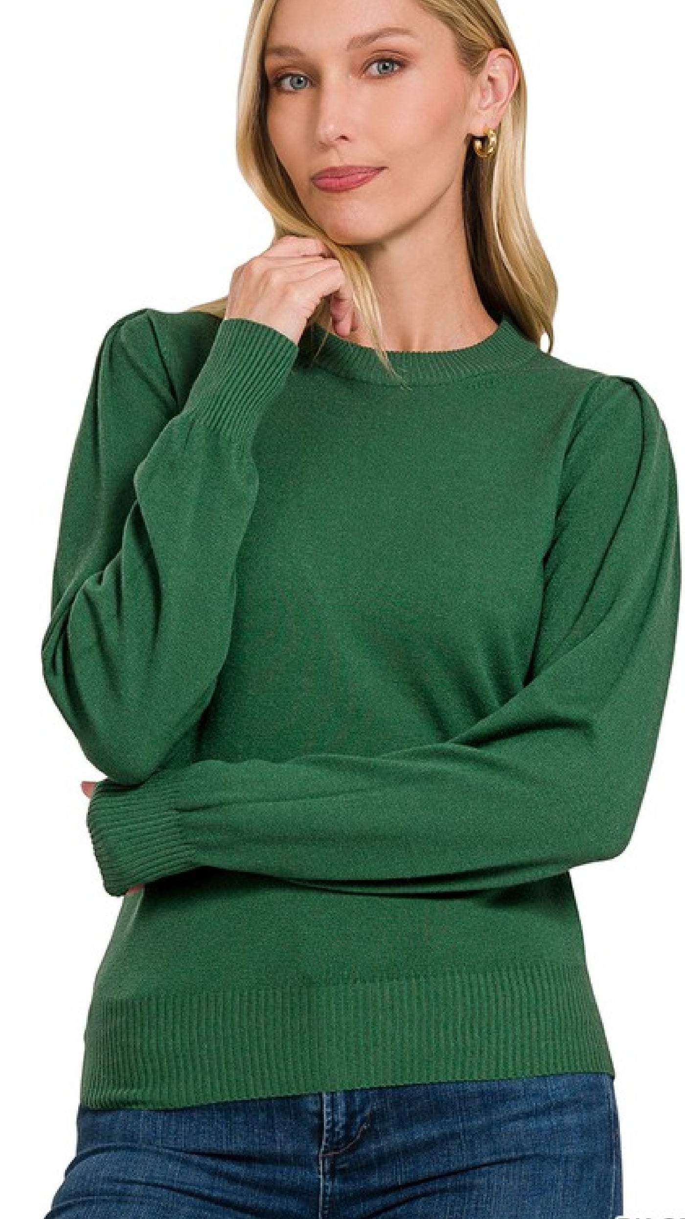 Holiday Top - Green - Piper and Hollow Boutique