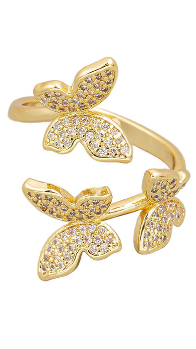 Swirling Butterflies Ring - Piper and Hollow Boutique