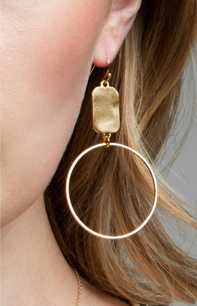 It's Up To You Earrings - Gold - Piper and Hollow Boutique