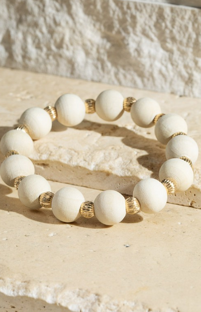 I Was Clever About It Bracelet - Ivory - Piper and Hollow Boutique