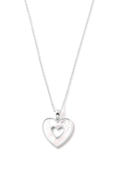 One Heart Necklace - Silver - Piper and Hollow Boutique