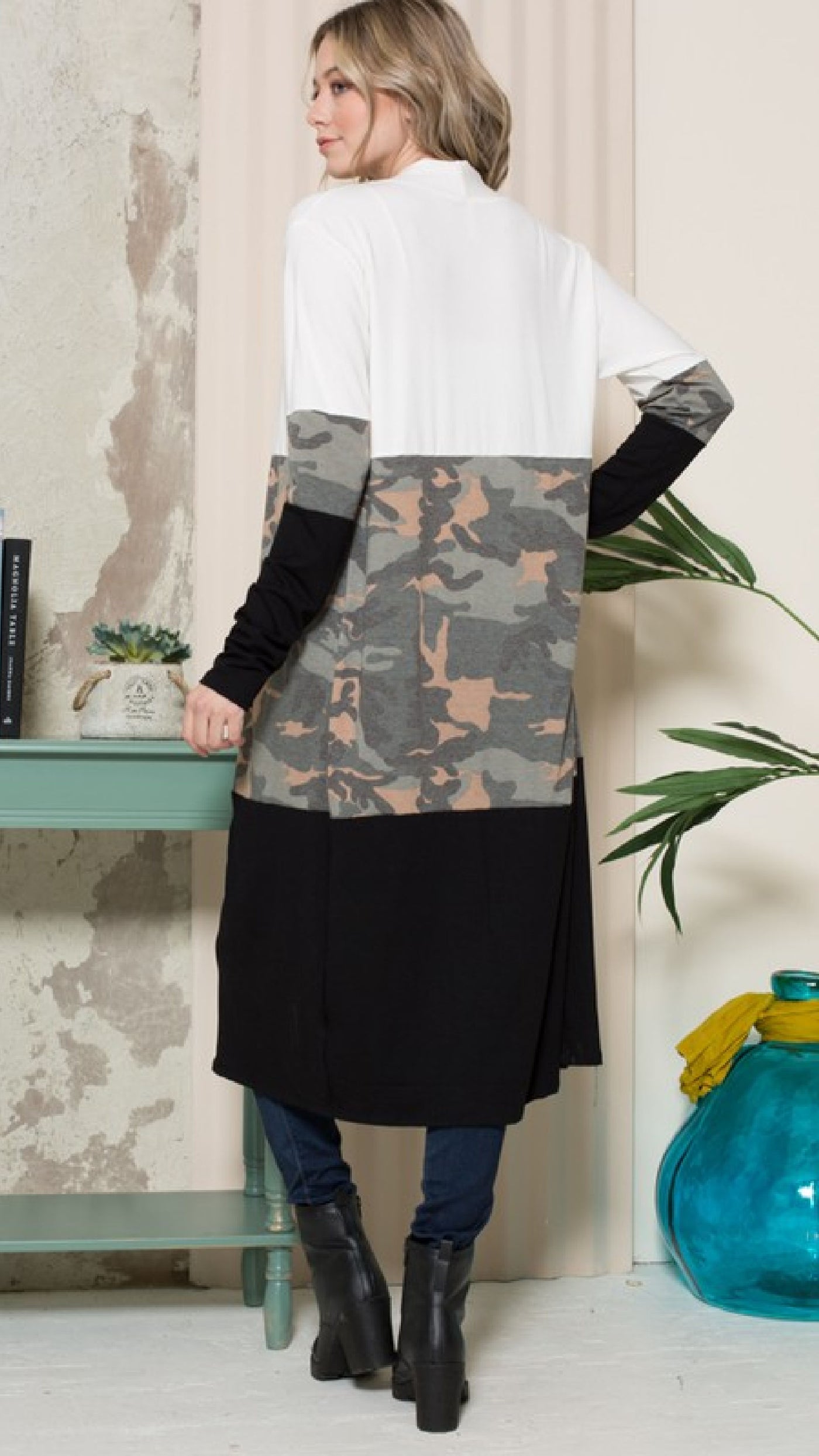 Hailey Camouflage Duster - Piper and Hollow Boutique