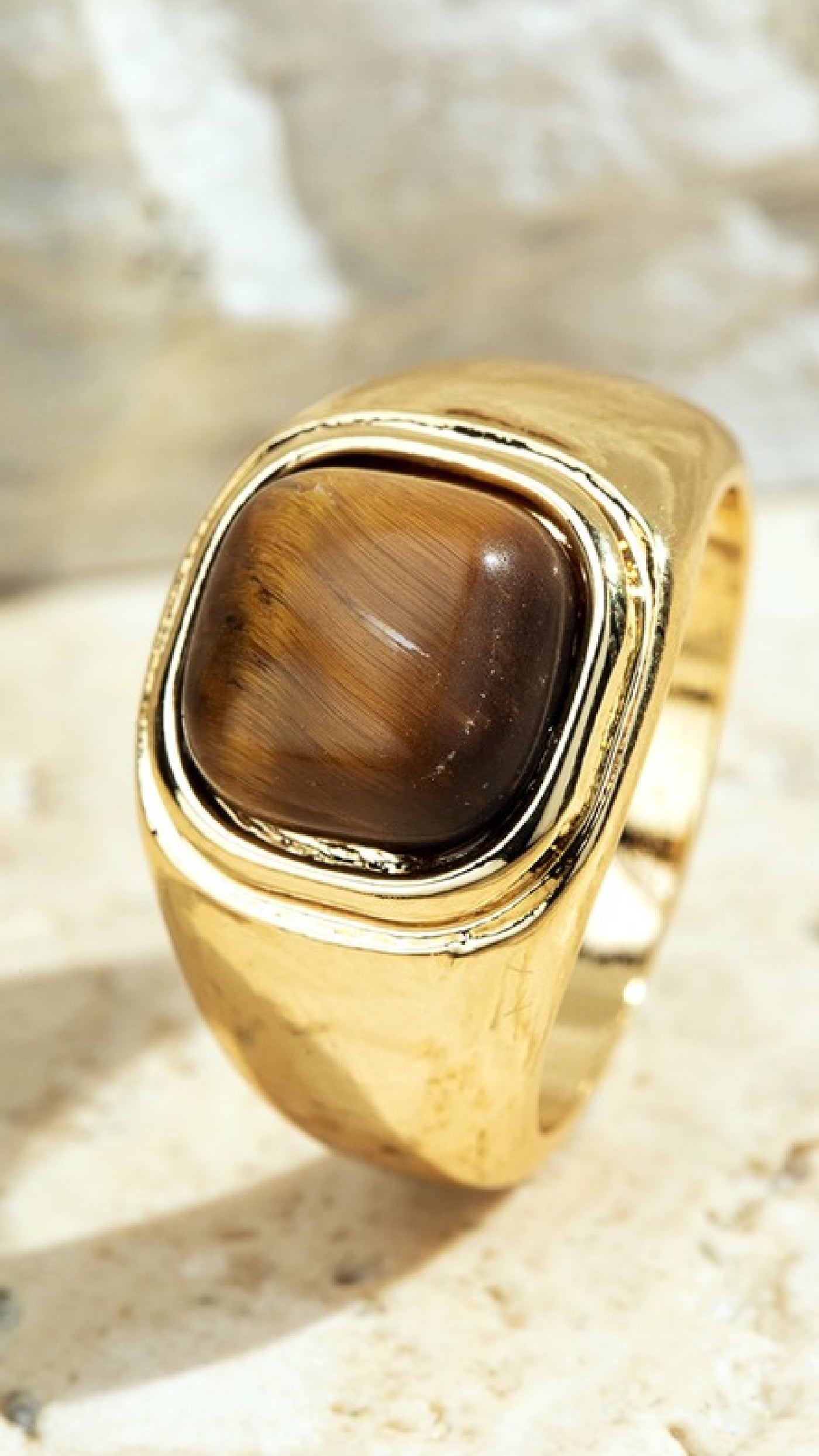 Tiger Eye Ring - Piper and Hollow Boutique