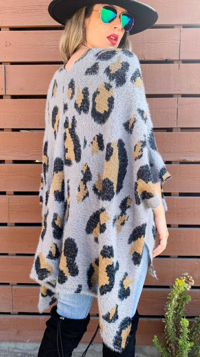 All I Really Wanted Poncho Sweater - Piper and Hollow Boutique