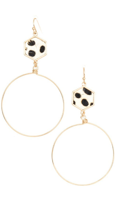 You Animal Earrings - White - Piper and Hollow Boutique