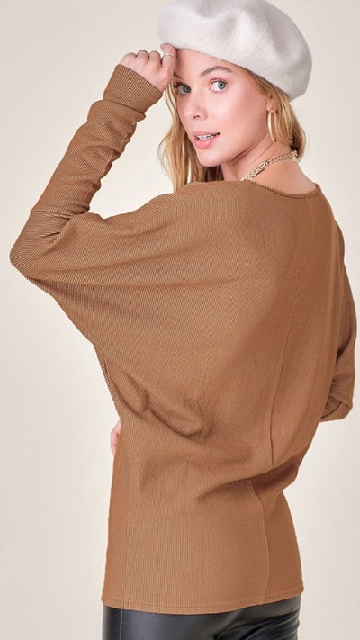 You Know Me Top - Camel - Piper and Hollow Boutique