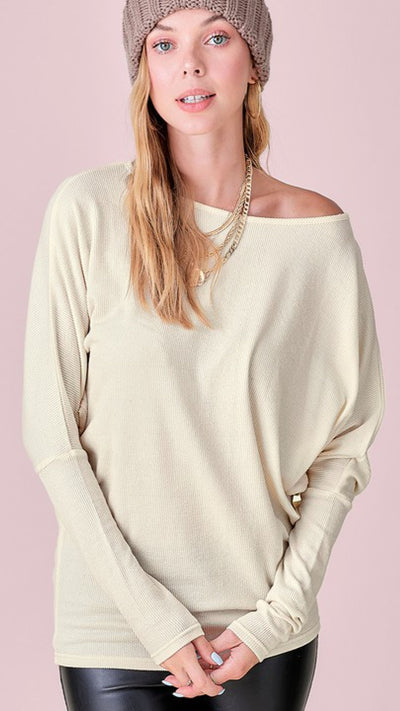 You Know Me Top - Cream - Piper and Hollow Boutique